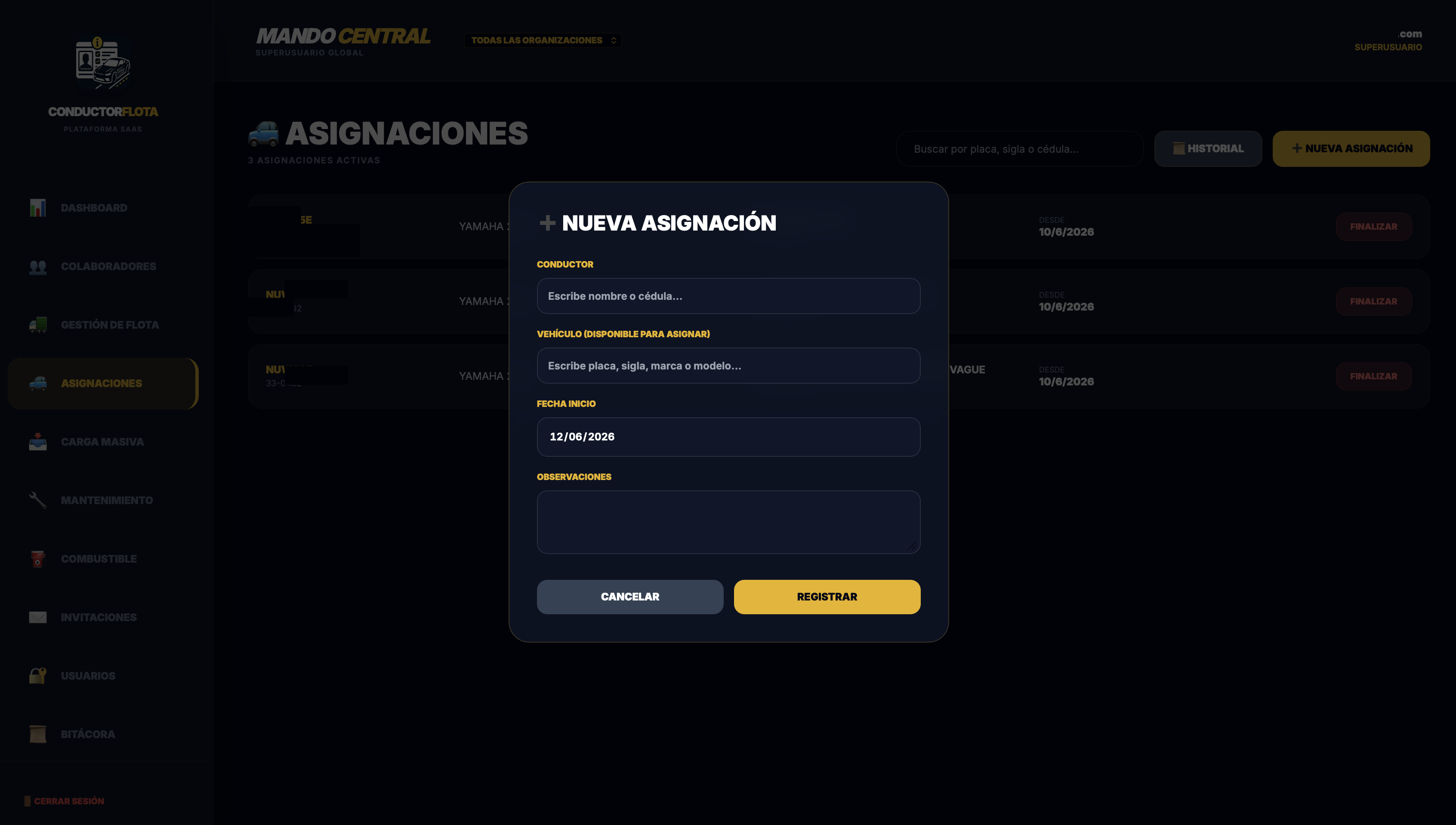 Asignaciones