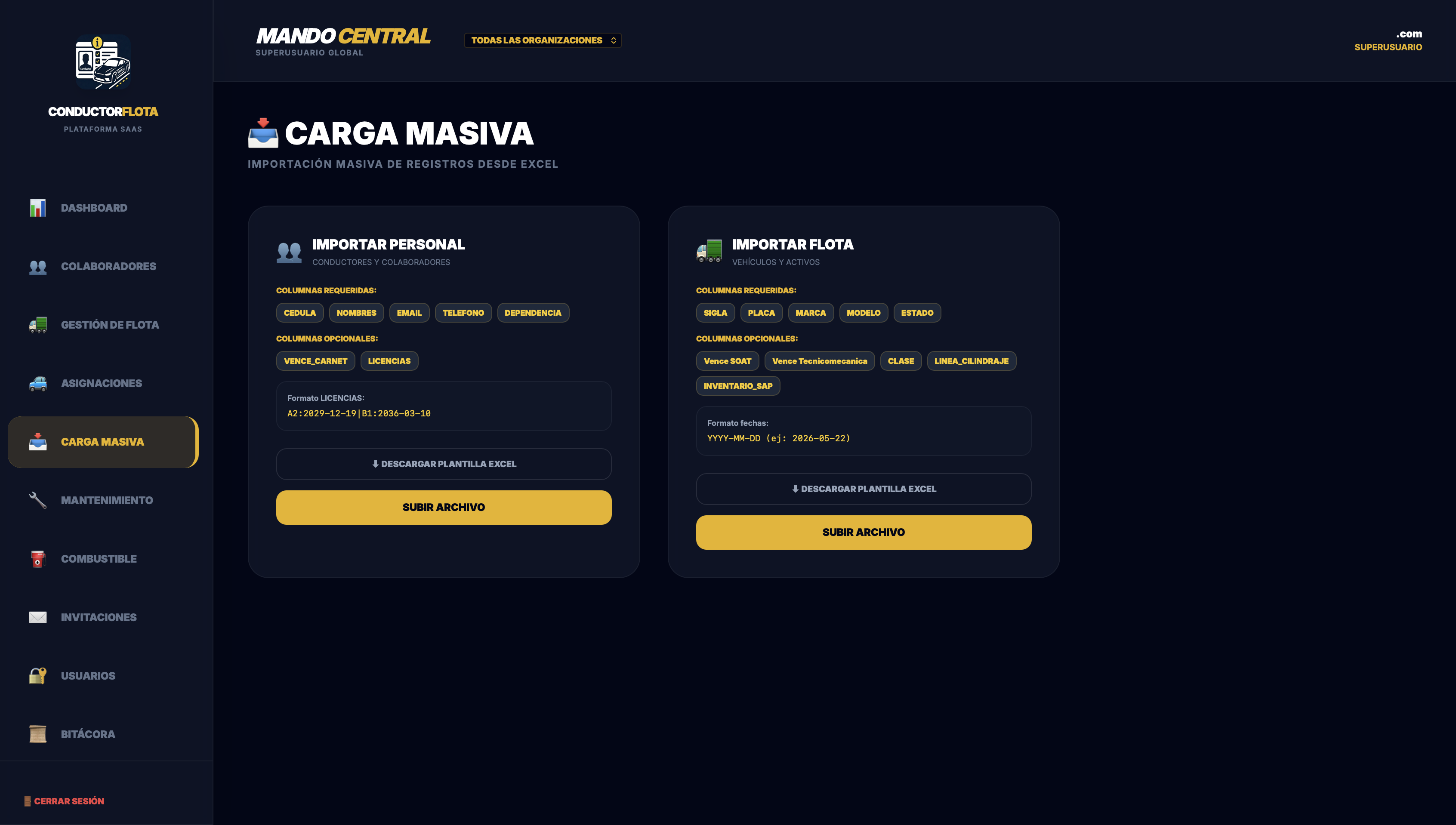 Gestión de Flota